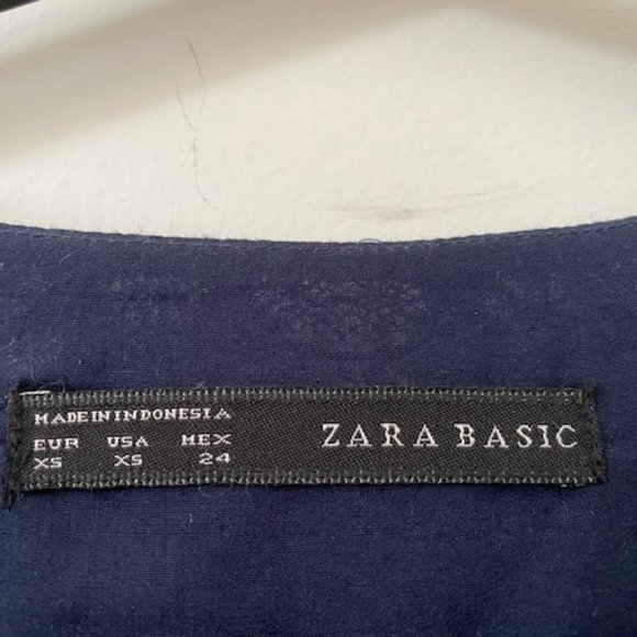 Zara 50’s style navy blue lace dress - Picture 8 of 10